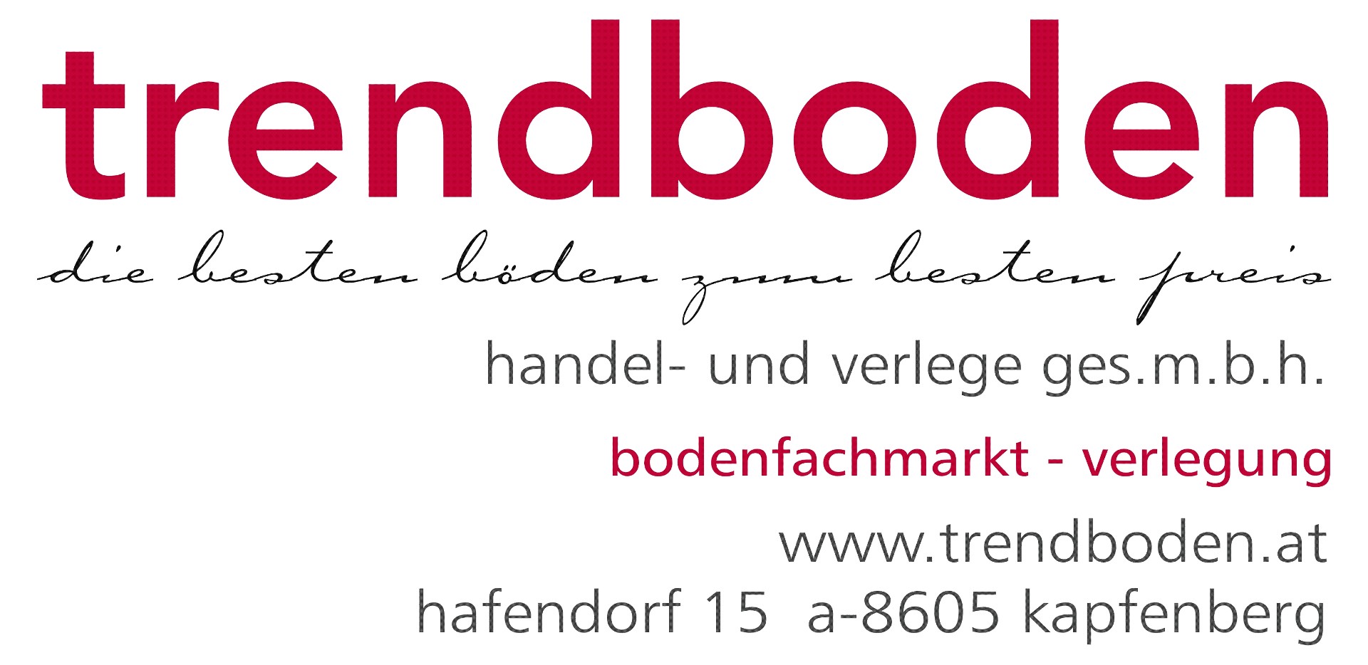 Logo von trendboden Handel und Verlege Ges.m.b.H.