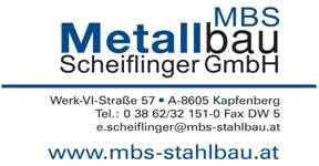 Logo von MBS Metallbau Scheiflinger GmbH